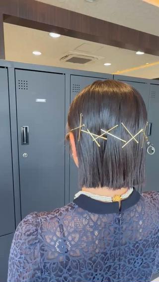 ヘアアレンジ seina🩰 ブリーチ/ヘアセットのヘアスタイル