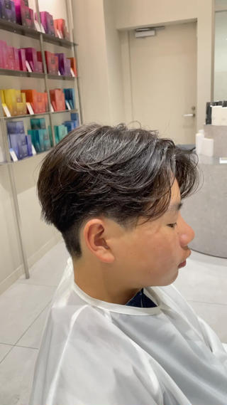 毛流れセンターパート