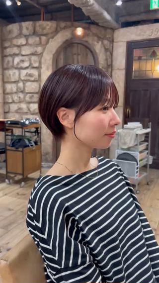 ショート ~ing所属・まう/丸みショート ・ボブ特化／高円寺のヘアスタイル