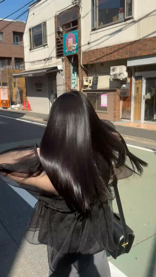 ロング カラー ⭕️縮毛矯正×艶髪 /賀川サトシ⭕️のヘアスタイル