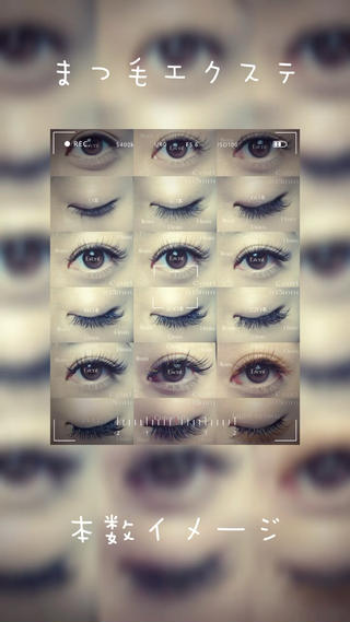 まつ毛エクステ本数イメージ 