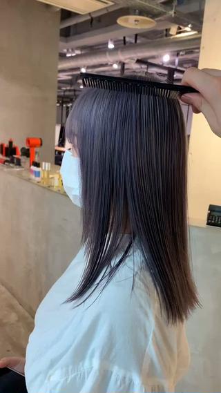 透け感ラベンダー