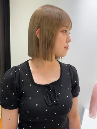 #ボブ#外はねボブ#きりっぱなしボブ#ミニボブ#結べるボブ#顔周りレイヤー#ボブアレンジ#タッセルボブ