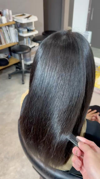 ここまでサラサラで艶がでます