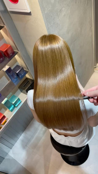 ロング HANARE by youres hair 神楽坂所属・神楽坂/縮毛矯正/ 髪質改善/香村優弥のヘアスタイル