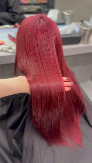 ロング カラー いろあそび 町田所属・ハイトーン🪼派手髪 mahoのヘアスタイル