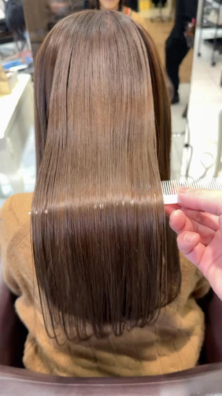 ロング 髪質改善/ 艶髪カラー/益田直幸のヘアスタイル