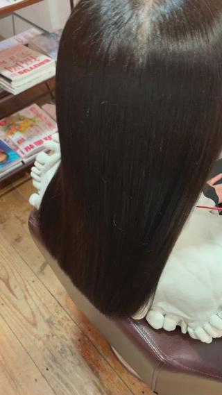 ミディアム 髪質改善エイジングケ ア専門美容室チアフルのヘアスタイル