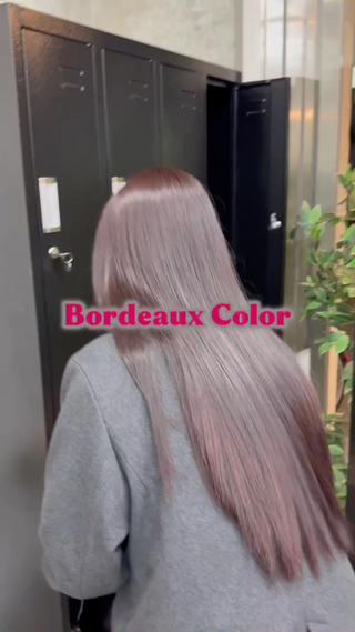 カラー 坂元 姫夏のヘアスタイル