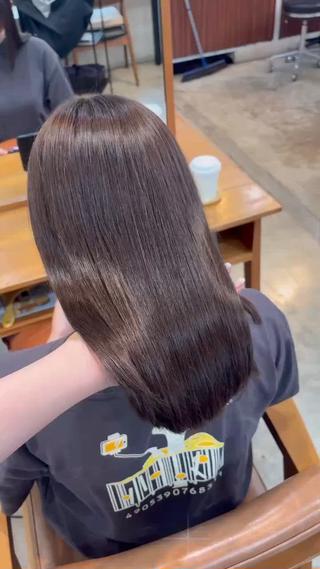 ロング カラー みゆう🎀ショート ボブ×透明感カラーのヘアスタイル