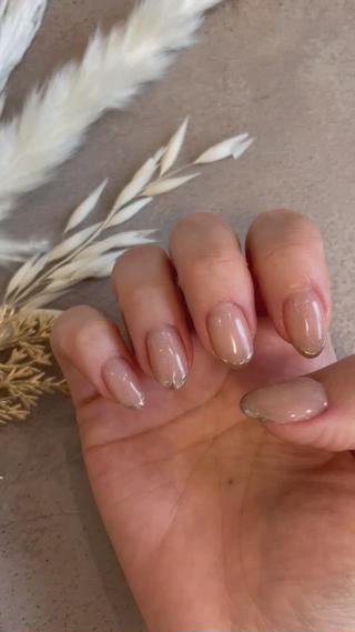 #マグネット
#マグネットフレンチ
#ベージュ
#ベージュネイル
＃フィルイン 