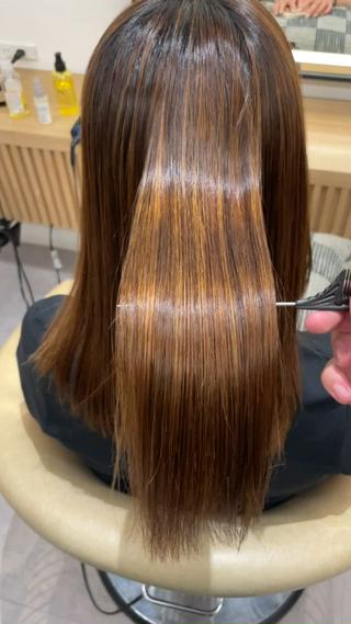 ロング 巻ける縮毛矯正/ボブ 小顔カット大和田拓夢のヘアスタイル