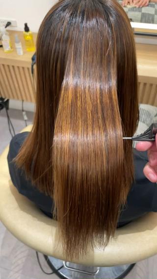 ロング 巻ける縮毛矯正/ボブ 小顔カット大和田拓夢のヘアスタイル