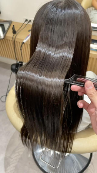 ロング カラー 巻ける縮毛矯正/ボブ 小顔カット大和田拓夢のヘアスタイル