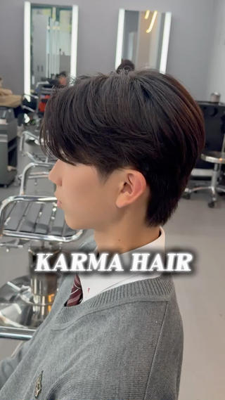 メンズカット/メンズヘア/men's/メンズヘアメイク/センターパート/メンズパーマ/ニュアンスパーマ/カルマパーマ/ダウンパーマ/韓国ヘア/韓国スタイル/韓国ヘアメイク/韓国メイク/前下がりセンターパート/学割/福岡美容室/天神美容室 
