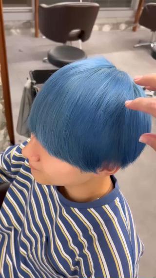 ショート カラー メンズ ハイトーン特化🌟 カワシマシュンスケのヘアスタイル