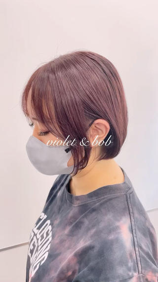 ショート カラー 💗大人艶×髪質改善 カラー💗AYAKIのヘアスタイル