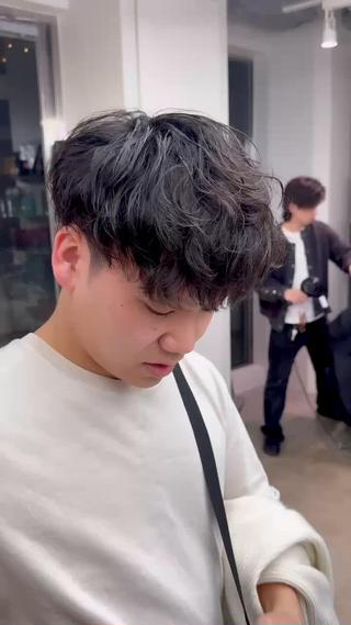 大人気のシャドウパーマです！ 