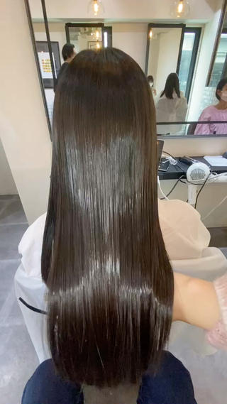 セミロング 美髪✨髪質改善 &艶カラーmanaeのヘアスタイル
