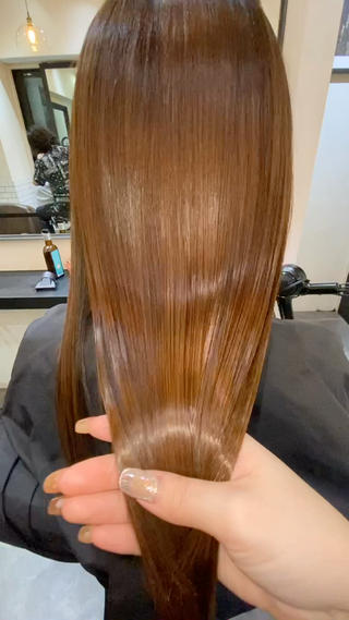 ミディアム 美髪✨髪質改善 &艶カラーmanaeのヘアスタイル