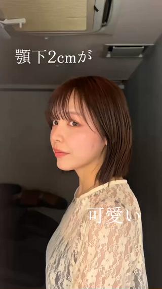 【ボブカット
シンプルなボブほど、
ちょっとしたバランスで雰囲気が変わりま
す。
骨格や首の長さ、髪質を見極めながら、ラフさの中に品を感じるバランスを大切にカットします。
伸びた後も扱いやすく、日常に自然と馴染むボブに仕上げますな
仕上げはご自宅でも再現しやすいよう、乾かし方やスタイリング方法まで丁寧にお伝えてします 