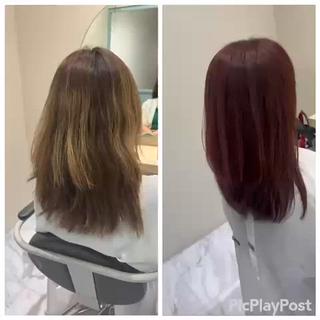 セミロング 丹野 圭太のヘアスタイル