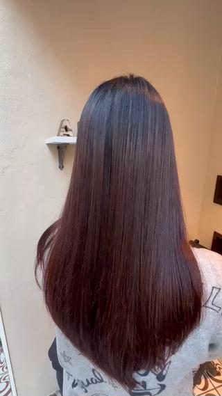 全体の縮毛矯正♩ 