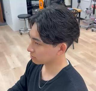 パーマ メンズ すどう あしゅりのヘアスタイル