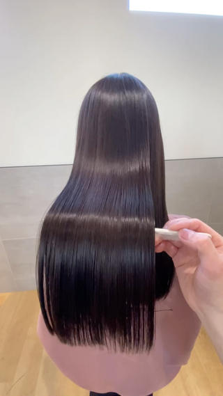 セミロング カラー パーマ ヘアアレンジ 美髪形成!色素改善! 秋田 和輝のヘアスタイル