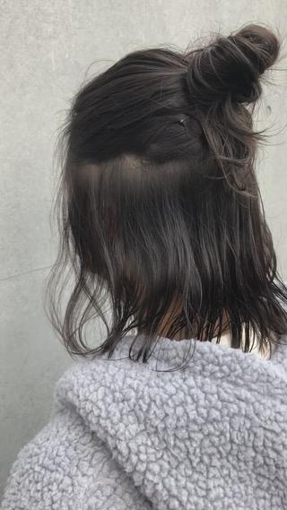 #ブルージュカラー
#ハイラントカラー
#カジュアルハーフアップ