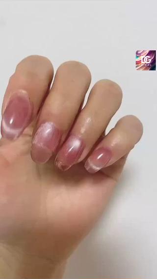 マグネットとミラーフレンチ
#シンプルネイル 