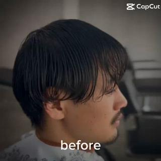 カット＋シャドウパーマ 