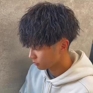 パーマ メンズ 新世代パーマ⚡️ の達人トモ⚡️のヘアスタイル