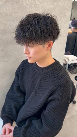 パーマ メンズ 新世代パーマ⚡️ の達人トモ⚡️のヘアスタイル