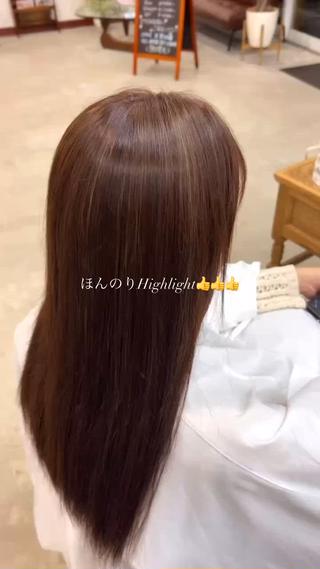 ロング カラー 平岡 亜友菜のヘアスタイル