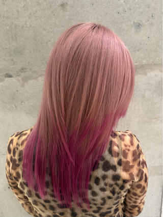 レイヤーカット × デザインカラー