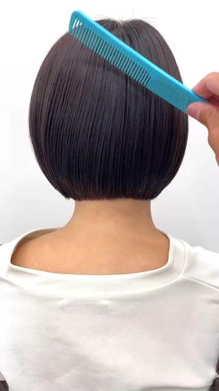 ︎ミニボブ︎
ラベンダーグレージュで艶髪になります！ 