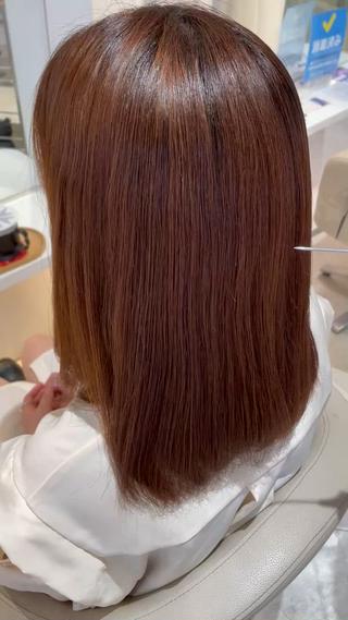 ロング 髪質改善・縮毛矯正 濱　泰賀のヘアスタイル