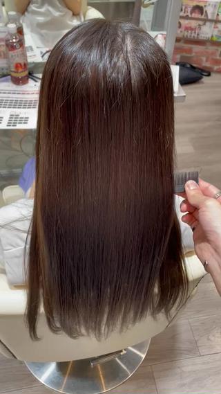 ロング カラー 髪質改善・縮毛矯正 濱　泰賀のヘアスタイル