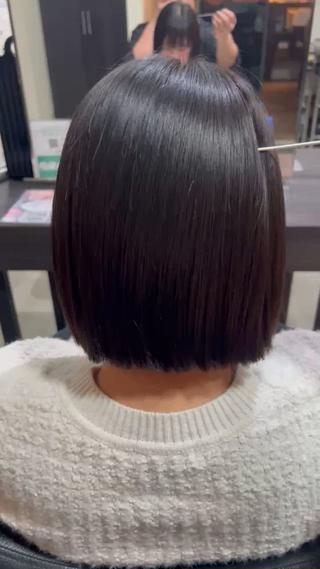 ミディアム 服部 楓のヘアスタイル