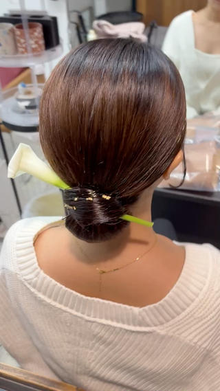 ミディアム Iio Renaのヘアスタイル