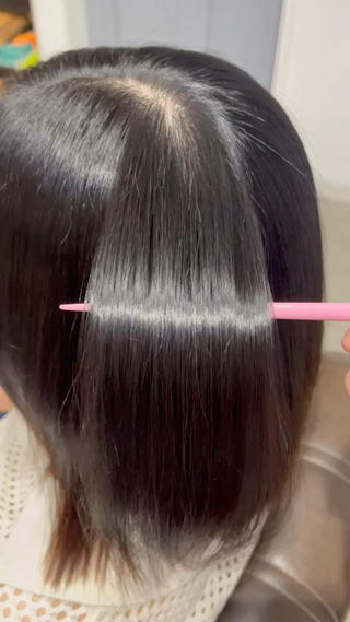 暖色 艶カラー/ 蒔田 爽真のヘアスタイル