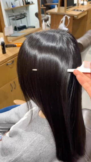 ロング 暖色  艶カラー/ 蒔田 爽真のヘアスタイル