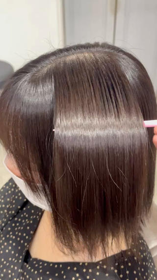 ショート カラー 暖色 艶カラー/ 蒔田 爽真のヘアスタイル