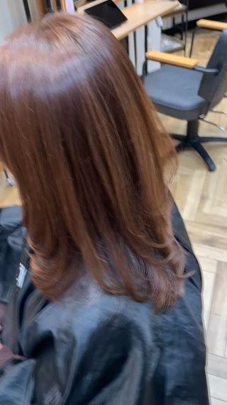 ワンカールセットで出来る後ろから見ても
動きのある可愛いロングレイヤースタイル