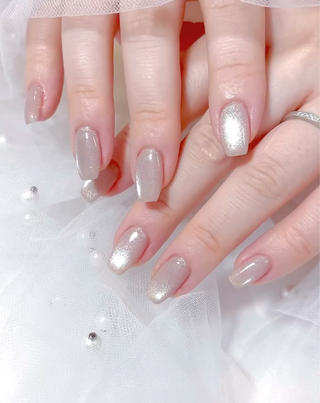 beige magnet.

#マグネットネイル#ワンカラー#ベージュネイル#オフィスネイル#シンプルネイル#ちゅるんネイル#うるちゅるネイル#ビー玉ネイル#オフ#オフあり#オフ込み 