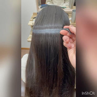 ロング 髪質改善 菊池紳吾のヘアスタイル