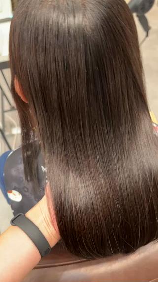 縮毛矯正でサラサラに!