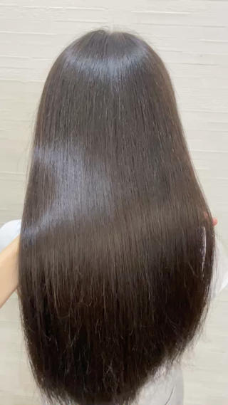 ロング パーマ 【縮毛矯正＆カラー】 RAN.のヘアスタイル