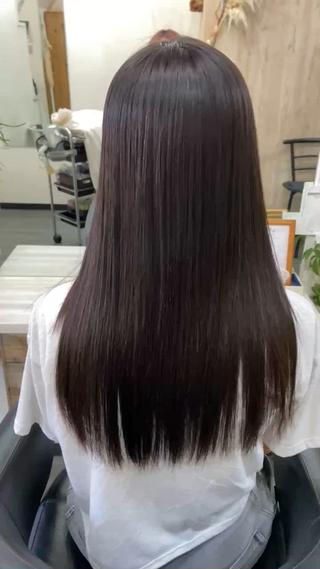 ロング パーマ 【縮毛矯正＆カラー】 RAN.のヘアスタイル